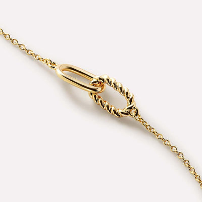 Double Ring Necklace