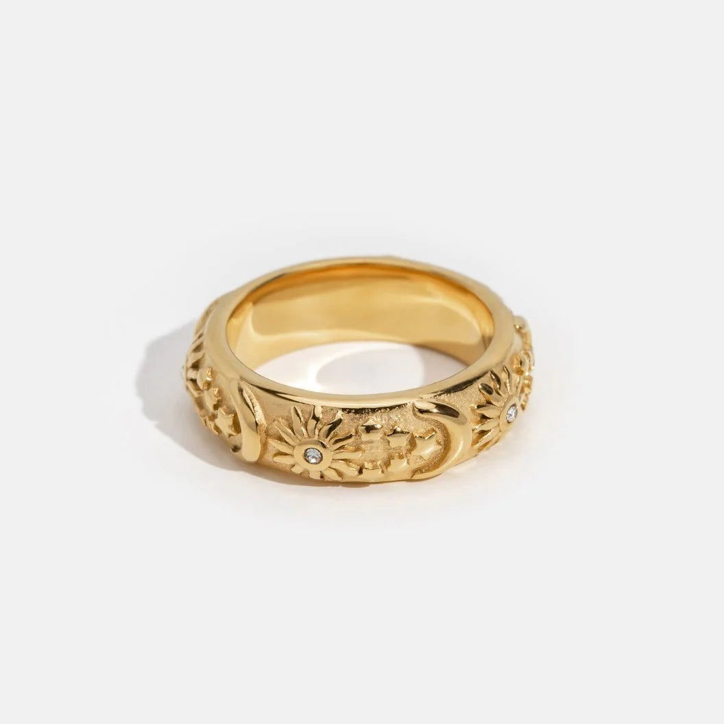 Celestial Gold Ring