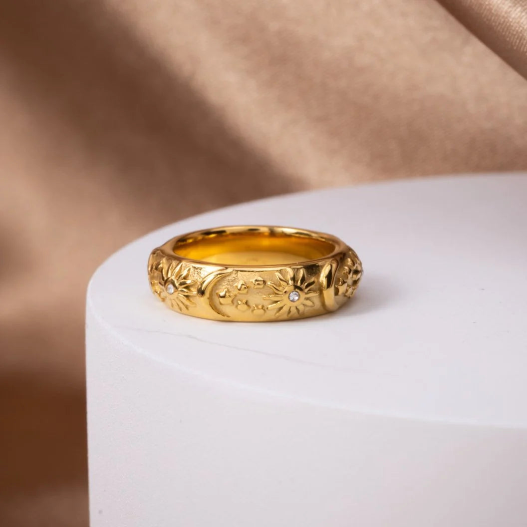 Celestial Gold Ring