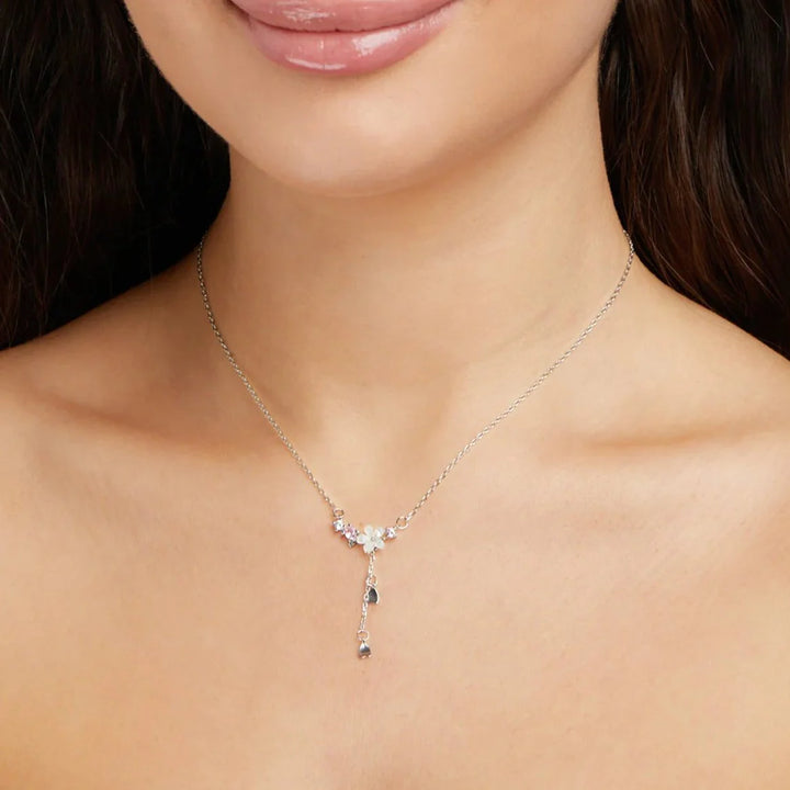 Crystal Cherry Blossom Necklace