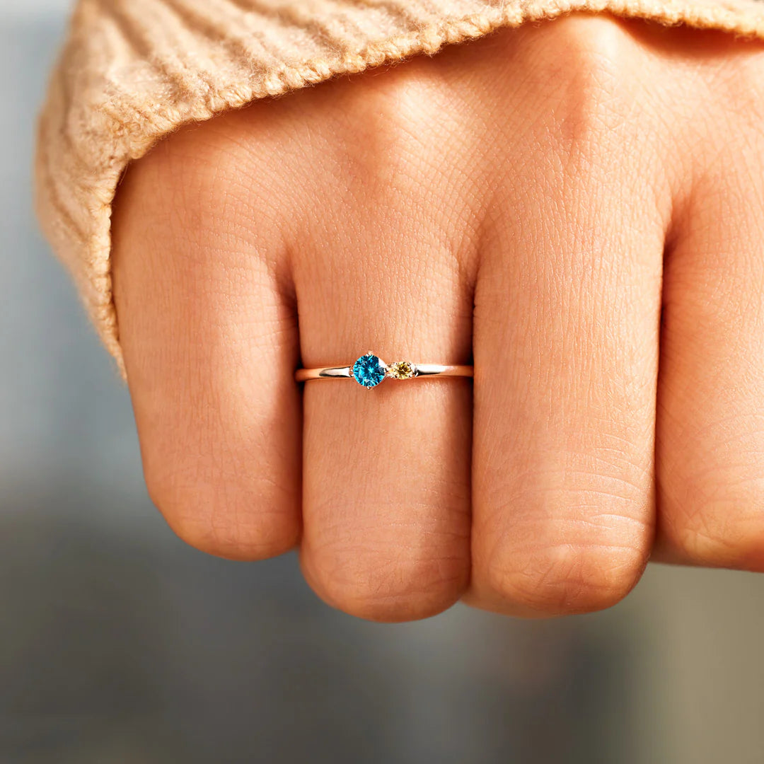 Birthstone Stacking Ring