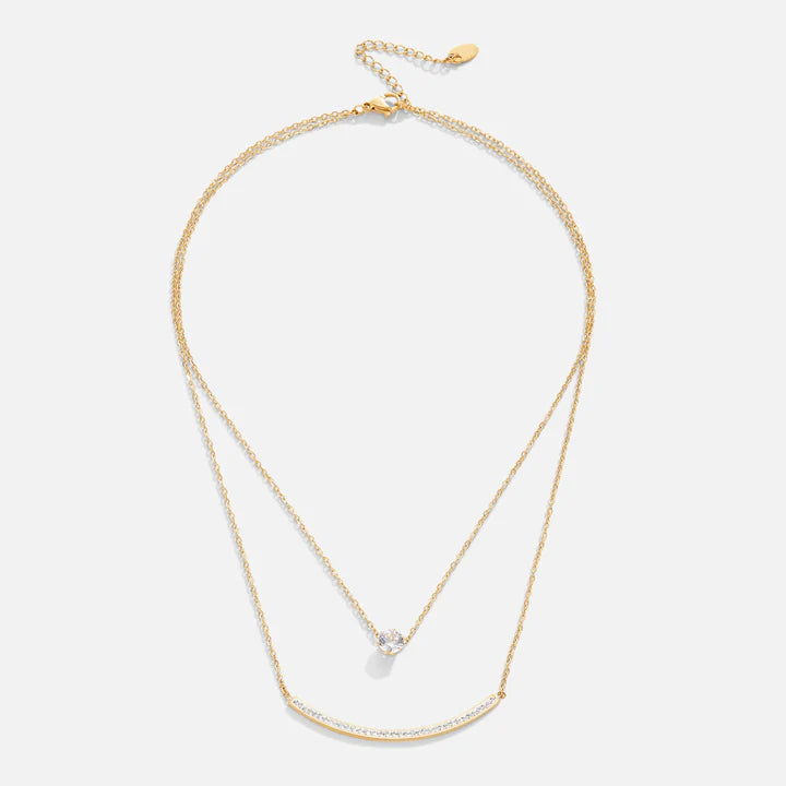 Dainty Crystal Layered Necklace