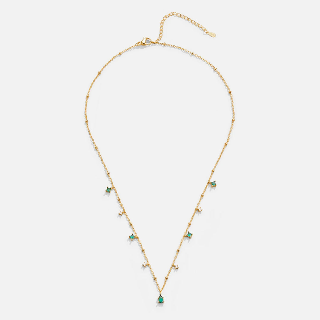 Emily Crystal Gold Necklace