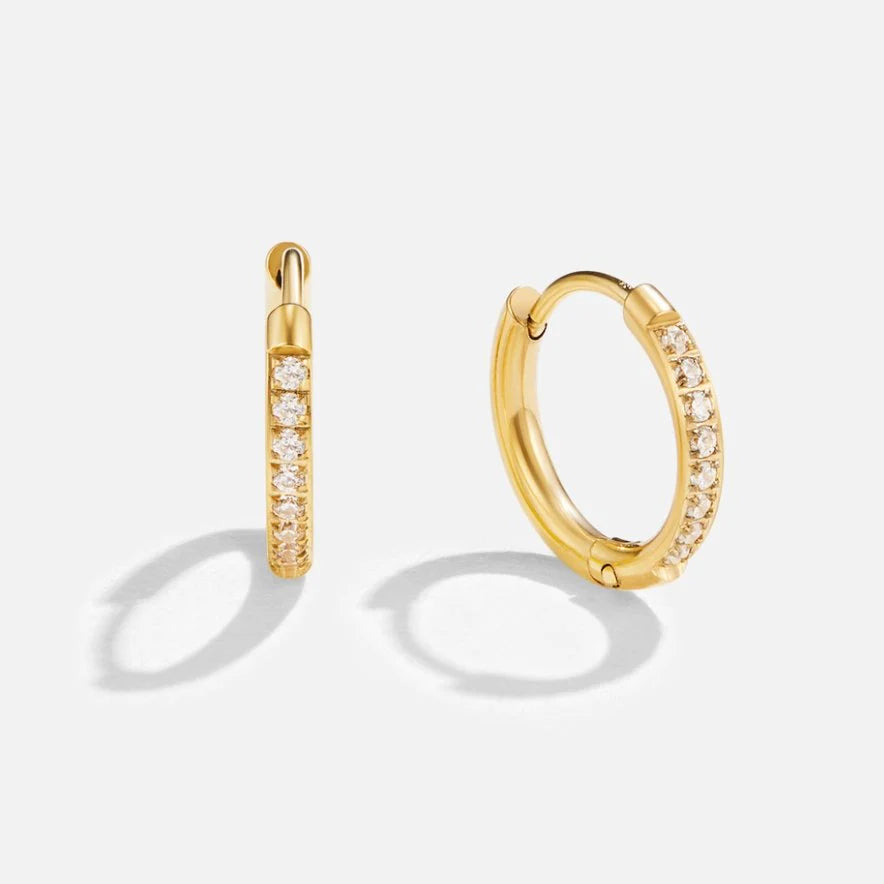 Eternity Hoop Earrings