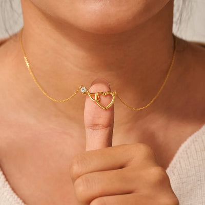 Infinity Love Heart Necklace