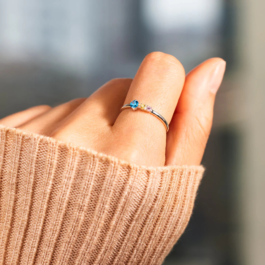 Birthstone Stacking Ring