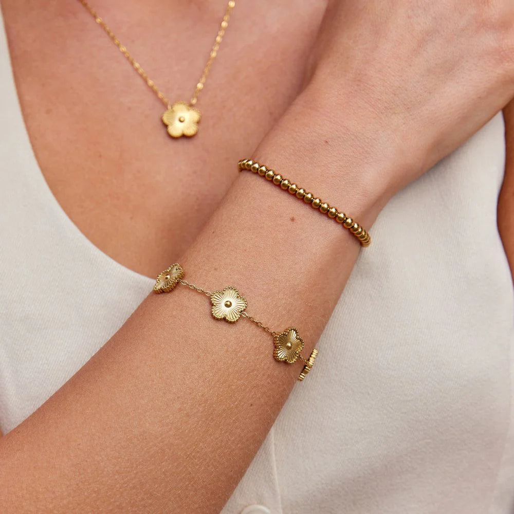 Golden Clover Bracelet