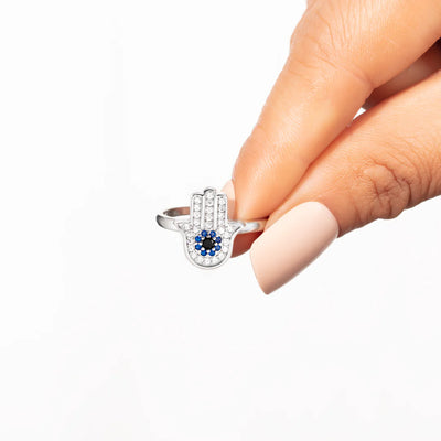 Evil Eye Spinner Anxiety Fidget Ring