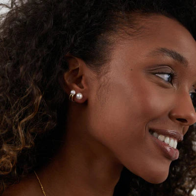 Ivana Pearl Wrap Earrings