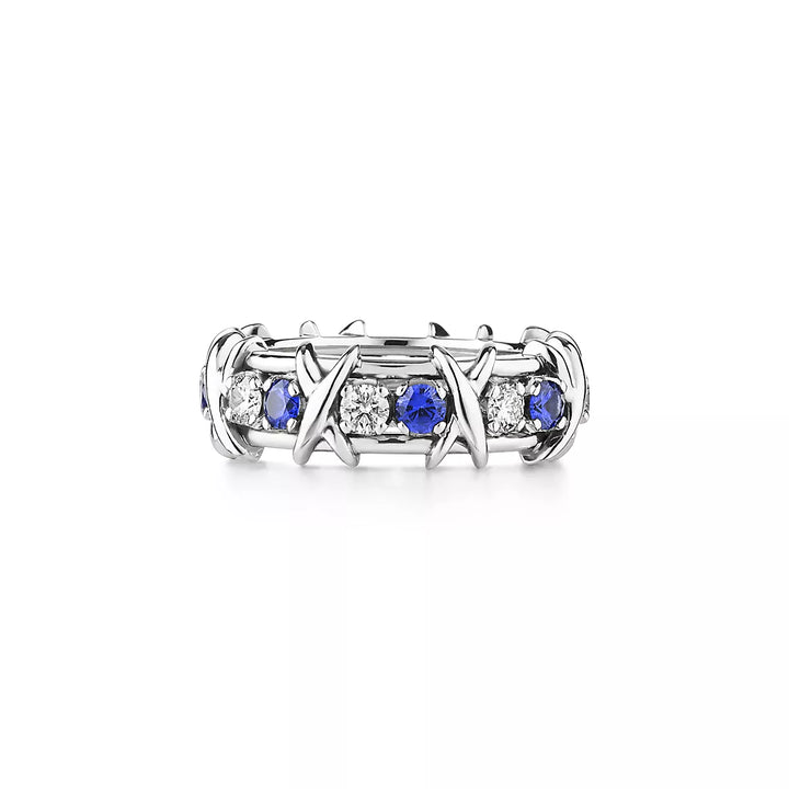 Blue Super Amphibole Ring