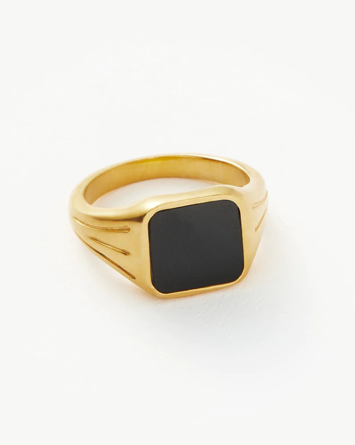 Black Signet Ring