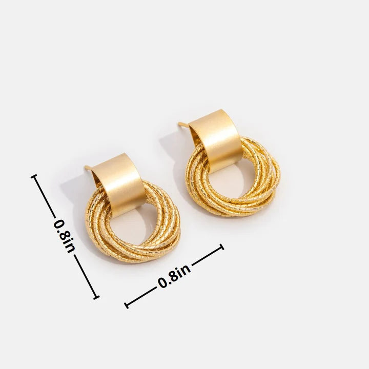 Luxury Gold Hoop Earrings