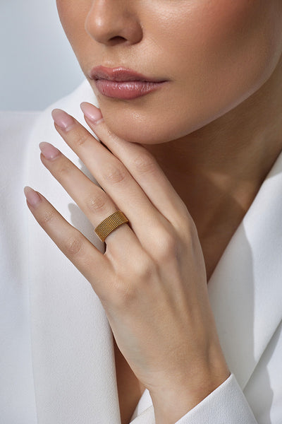 Mermaid Mesh Ring