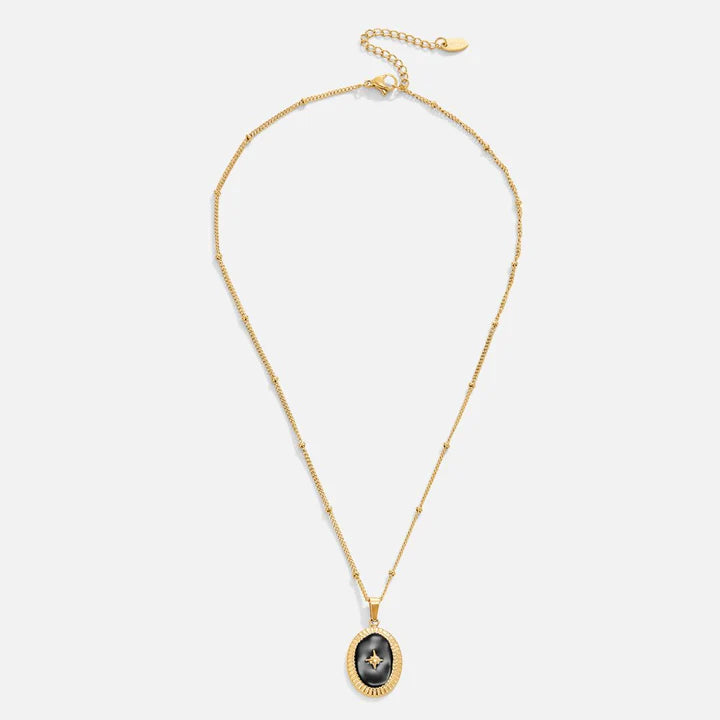 Midnight Star Onyx Necklace