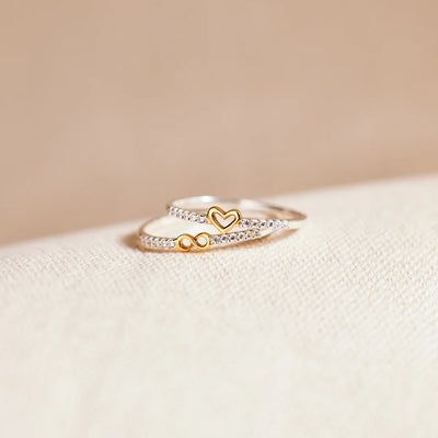 Infinity Heart Ring