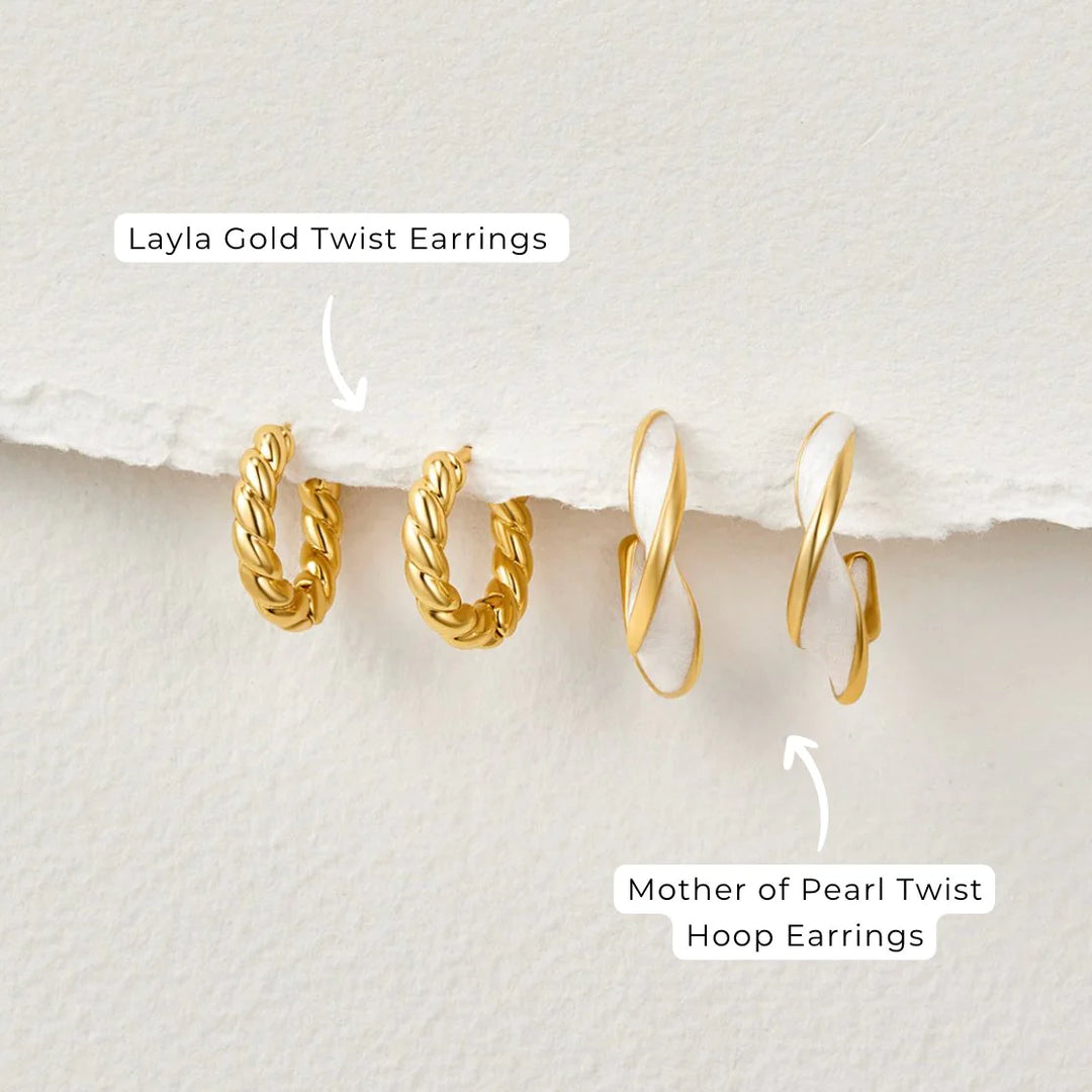 Pearl Twist Earrings