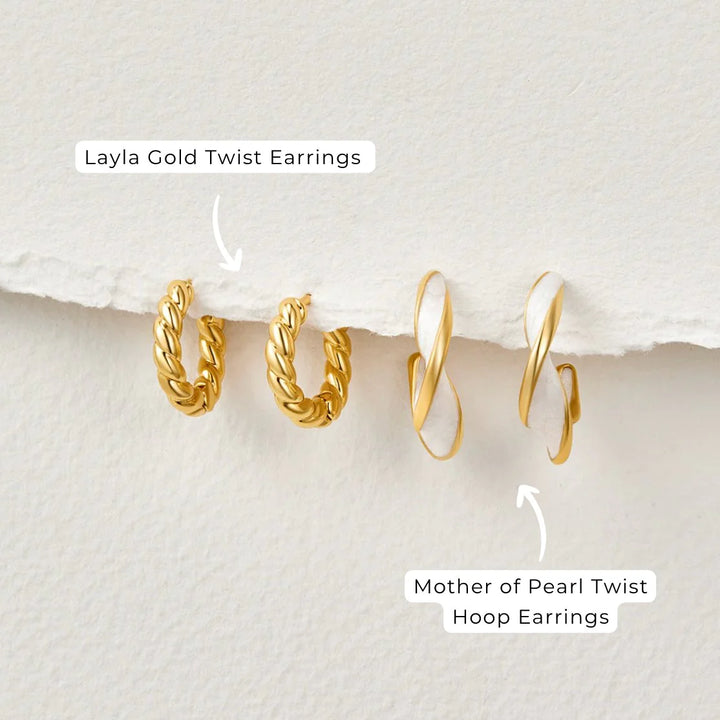 Pearl Twist Earrings