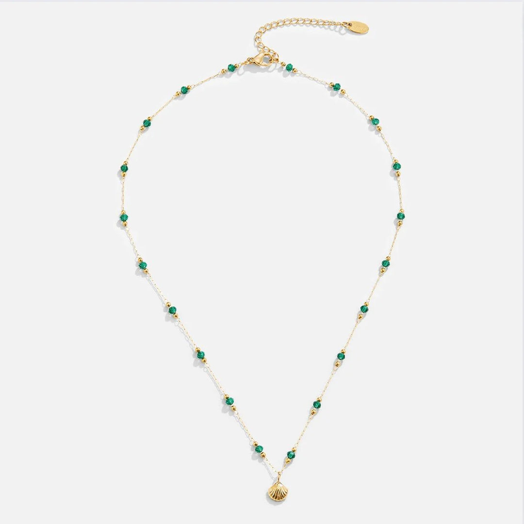 Green Bead Necklace