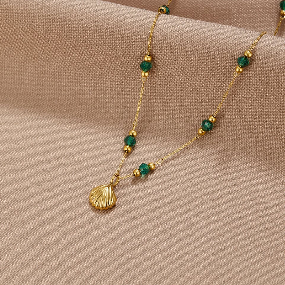 Green Bead Necklace