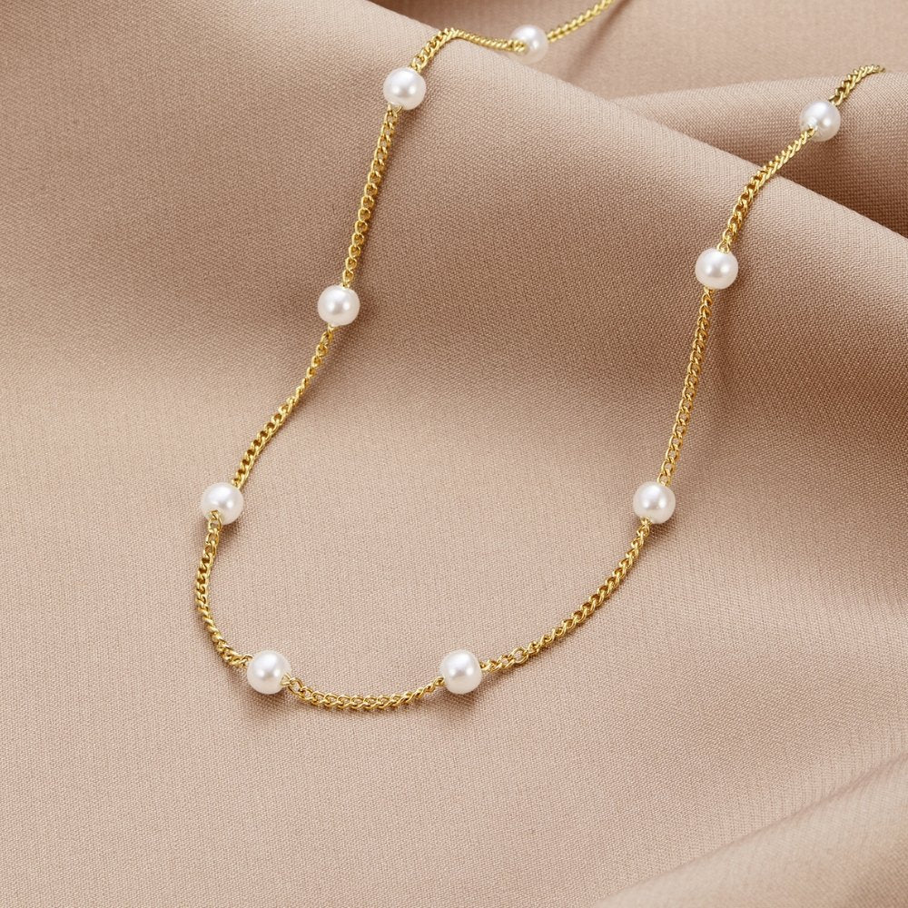 Nura Pearl 18K Gold Necklace