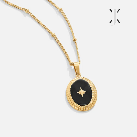Midnight Star Onyx Necklace