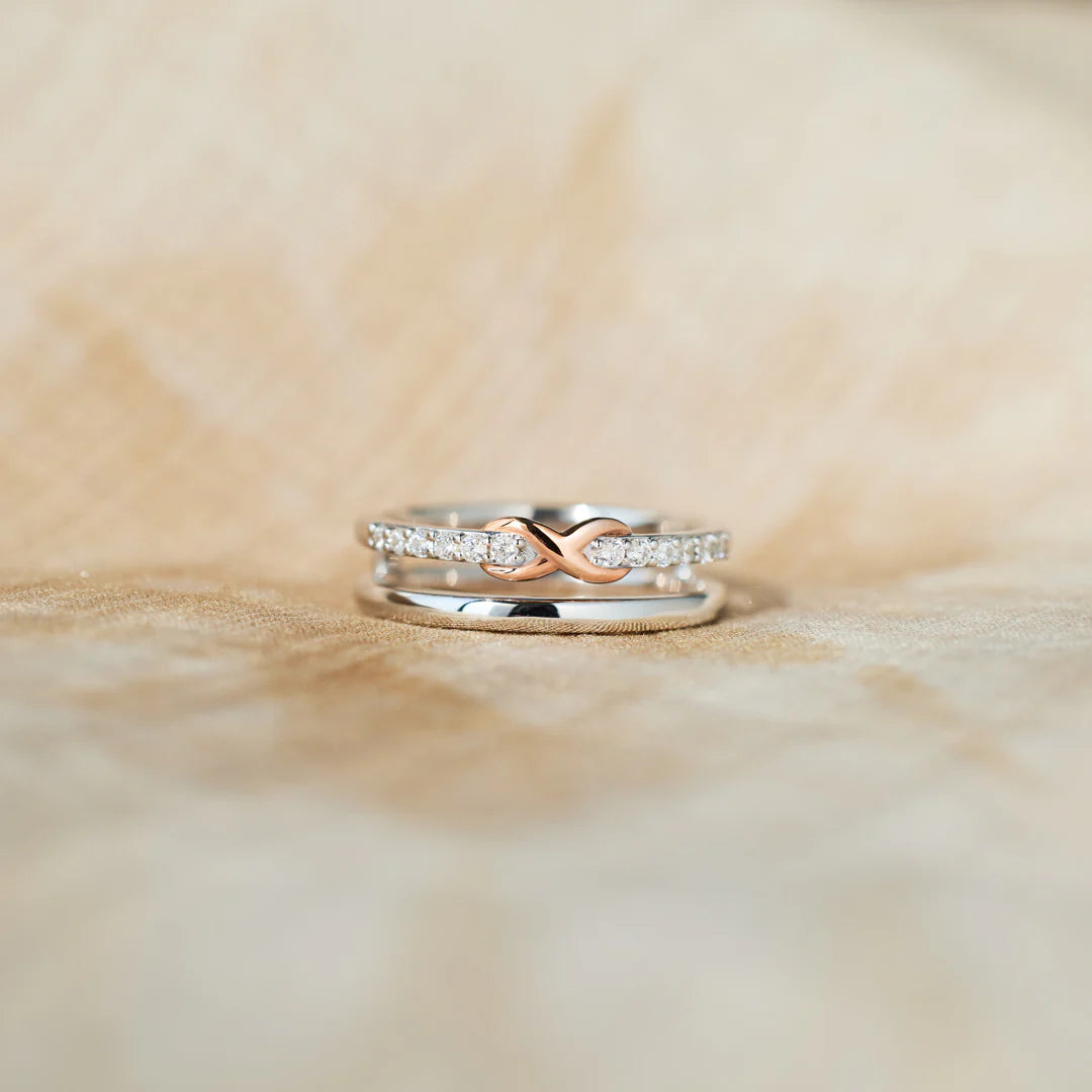 Infinity Pavé Ring