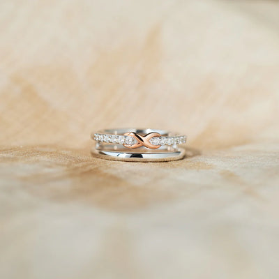 Infinity Pavé Ring