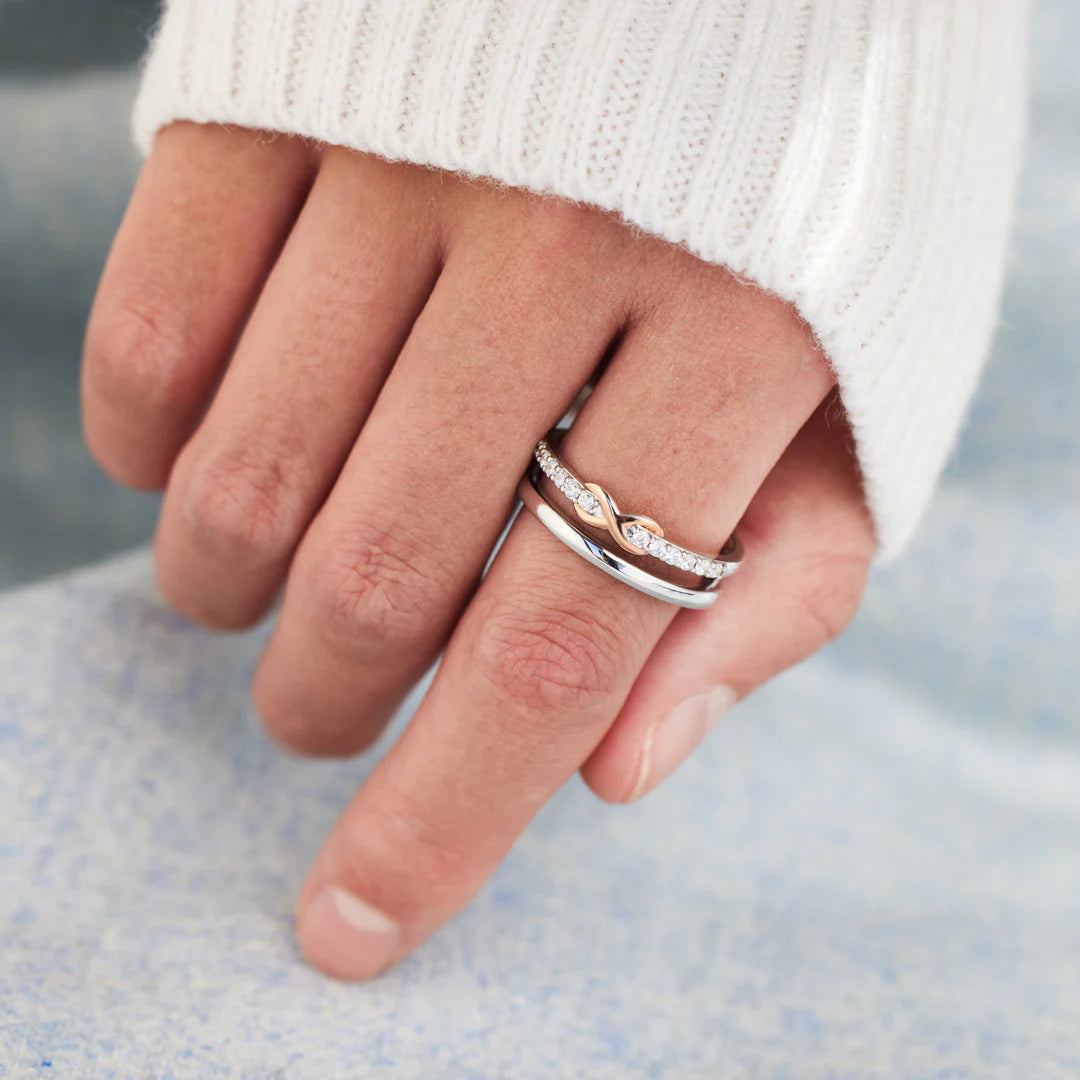 Infinity Pavé Ring