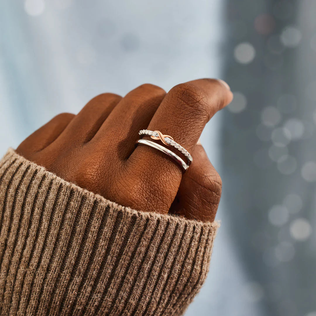 Infinity Pavé Ring