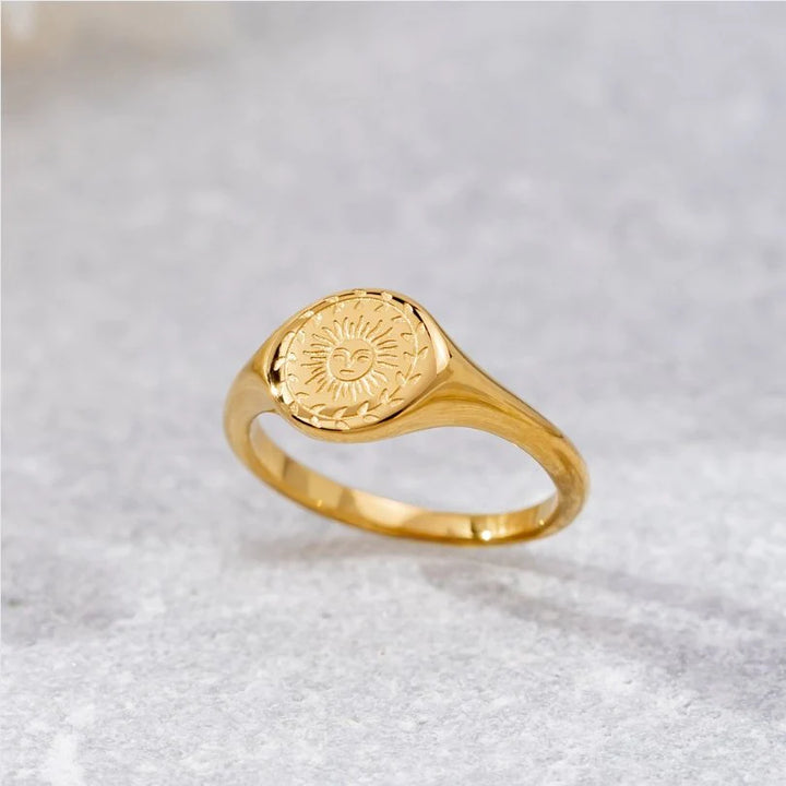 Summer Solstice Gold Ring