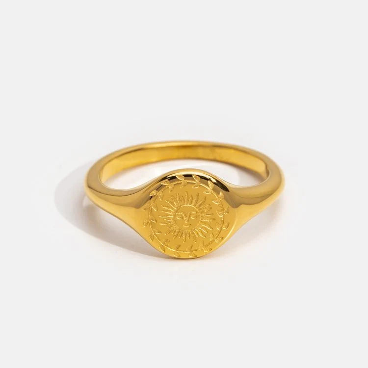 Summer Solstice Gold Ring