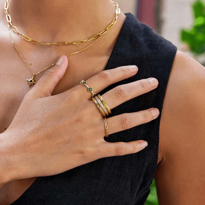 Vana Trio Gold Ring