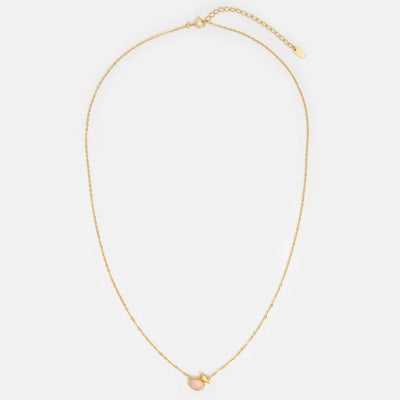 Golden Bird & Opal Necklace